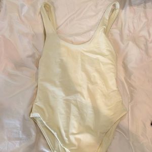 Mara Hoffman Cream One Piece